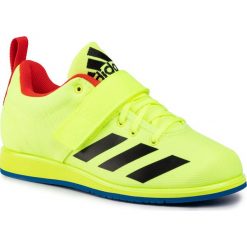 Buty adidas - Powerlift 4 BC0348 Alterophile. Żółte buty sportowe męskie Adidas, z tworzywa sztucznego, bez zapięcia, na fitness i siłownię. Za 399,00 zł.