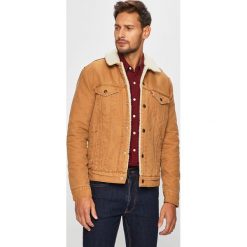 Levi's - Kurtka. Brązowe płaszcze męskie Levi's®, s, bez wzorów, z bawełny, krótkie, bez kaptura. W wyprzedaży za 449,90 zł.