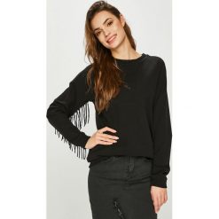 Answear - Bluza ORIENT EXPRESS. Czarne bluzy damskie marki ANSWEAR, s, z elastanu, bez kaptura. W wyprzedaży za 89,90 zł.