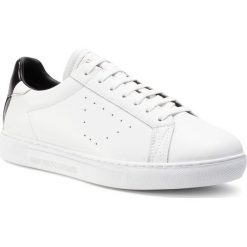 Sneakersy EMPORIO ARMANI - X4X316 XM500 N023 Opt.White/Blk Print. Białe sneakersy męskie Emporio Armani, bez zapięcia. Za 819,00 zł.