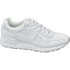 Sneakersy damskie Graceland białe. Białe sneakersy damskie Graceland, z materiału. Za 99,90 zł.