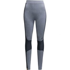Leginsy MONREAL LONDON Szary. Szare legginsy damskie do biegania marki Monreal London, z nadrukiem, z tkaniny. Za 372,00 zł.