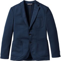 Marynarki męskie: Marynarka ze strukturalnego materiału Slim Fit bonprix ciemnoniebieski