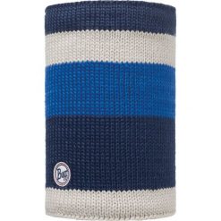 Szaliki męskie: Buff Komin Neckwarmer Buff Knitted Polar Fleece Berna Dark Navy wielokolorowy, roz. 29×25 (BUF113350.790.10.00)