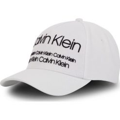 Czapka z daszkiem CALVIN KLEIN - Industrial Pique' Baseball Cap K50K504473 107. Białe czapki męskie marki Calvin Klein. Za 179,00 zł.