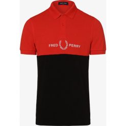 Fred Perry - Męska koszulka polo, różowy. Różowe koszulki męskie Fred Perry, xl, z haftami, z bawełny, bez rękawów. Za 449,95 zł.