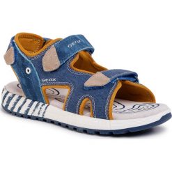 Sandały GEOX - J S.Alben B. B J02AVB 0NB22 C4289 D Avio/Beige. Niebieskie sandały chłopięce Geox, ze skóry, bez zapięcia. Za 279,00 zł.