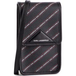 Torebka KARL LAGERFELD - 91KW3075 Black. Czarne listonoszki damskie KARL LAGERFELD, bez wzorów, ze skóry ekologicznej, na ramię, bez dodatków. W wyprzedaży za 369,00 zł.