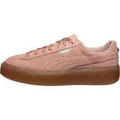 Buciki niemowlęce chłopięce: Puma Buty dziecięce Suede Platform Jewel JR beżowe r. 37 1/2 (365131 01)