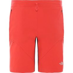 Spodenki The North Face Impendor Alpine T9495KNXG. Czerwone szorty damskie The North Face, bez wzorów. Za 292,99 zł.