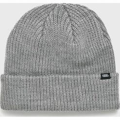 Vans - Czapka Core Basic Beanie. Szare czapki męskie marki Vans, z dzianiny. W wyprzedaży za 69,90 zł.