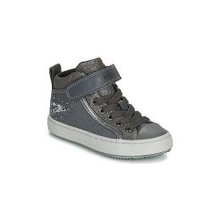 Buty Dziecko Geox J KALISPERA GIRL. Szare trampki dziewczęce Geox, bez wzorów, bez zapięcia. Za 259,00 zł.