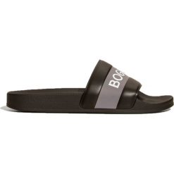 Klapki BOGNER BELIZE M 1 B. Czarne klapki męskie Bogner, w paski, z tkaniny. Za 350,00 zł.