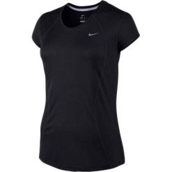 KOSZULKA W NK TOP SS VCTY. Czarne bluzki damskie marki Nike, z materiału. Za 79,99 zł.