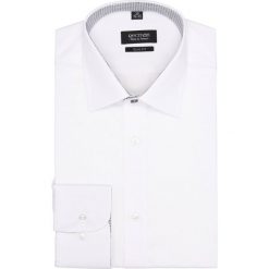 Koszula bexley 2636 długi rękaw slim fit biały. Białe koszule męskie Recman, m, bez wzorów, bez kołnierzyka, z długim rękawem. Za 149,00 zł.