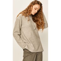Answear - Bluza. Szare bluzy damskie ANSWEAR, s, bez wzorów, z elastanu, bez rękawów, z kapturem. Za 129,90 zł.