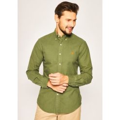 Koszula Polo Ralph Lauren Classics 710801602. Zielone koszule męskie Polo Ralph Lauren, s, bez wzorów, z bawełny, casualowe, polo, bez rękawów. W wyprzedaży za 329,00 zł.