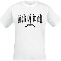 Sick Of It All Pete T-Shirt biały. Białe t-shirty męskie Sick Of It All, l. Za 74,90 zł.
