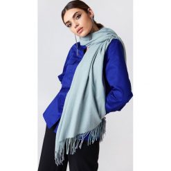 Szaliki damskie: NA-KD Accessories Tkany szalik – Grey