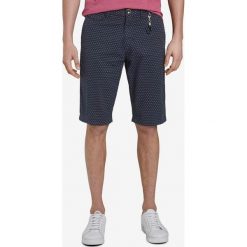 Tom Tailor Szorty Niebieski. Niebieskie spodenki i szorty męskie Tom Tailor, w grochy, z elastanu. Za 187,95 zł.
