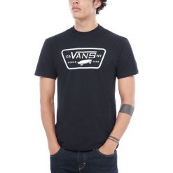 Koszulka Vans Mn Full Patch (V00QN8Y28). Czarne koszulki męskie marki Vans, m, bez wzorów, z bawełny, bez kołnierzyka. Za 109,99 zł.