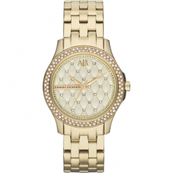 Zegarek ARMANI EXCHANGE - Hampton AX5216 Gold/Champagne. Żółte zegarki damskie Armani Exchange. Za 949,00 zł.