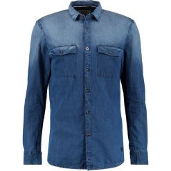 Koszule męskie na spinki: TOM TAILOR DENIM EMBROIDERED Koszula used light stone blue denim