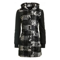 Desigual Płaszcz Damski Nadia 36 Szary. Szare kurtki damskie marki Desigual, bez wzorów, bez kaptura. W wyprzedaży za 499,00 zł.