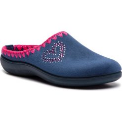 INBLU ECABOO23. Niebieskie kapcie damskie Inblu, z materiału. Za 59,99 zł.