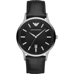 Emporio Armani - Zegarek AR11186. Czarne zegarki męskie Emporio Armani, ze stali. W wyprzedaży za 799,90 zł.