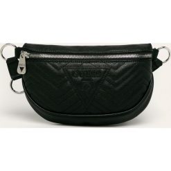 Guess Jeans - Nerka. Czarne nerki damskie Guess Jeans, z aplikacjami, z jeansu, bez dodatków. W wyprzedaży za 299,90 zł.