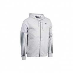 Bluza na zamek z kapturem Gym & Pilates męska. Szare bejsbolówki męskie Adidas, m, z bawełny, z kapturem. Za 169,99 zł.