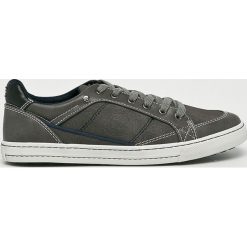 S. Oliver - Tenisówki. Szare trampki męskie S.Oliver, bez wzorów, z materiału, na sznurówki. W wyprzedaży za 159,90 zł.