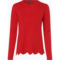 Franco Callegari - Sweter damski, czerwony. Czerwone swetry damskie marki Franco Callegari, l, bez wzorów, z bawełny, eleganckie, bez rękawów, bez kaptura. Za 229,95 zł.