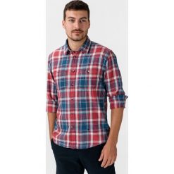 Pepe Jeans Stanley Koszula Niebieski Czerwony. Czerwone koszule męskie Pepe Jeans, l, w kratkę, z bawełny, bez kołnierzyka, z długim rękawem. Za 438,95 zł.