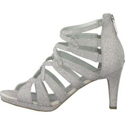 Tamaris Sandały damskie 1-1-28353-22 -919 Silver Glam (rozmiar 37). Szare sandały damskie Tamaris, z aplikacjami. W wyprzedaży za 177,00 zł.