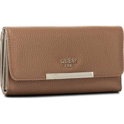 Portfele damskie: Duży Portfel Damski GUESS – Lou Lou (VG) Slg SWVG69 55650 TAN