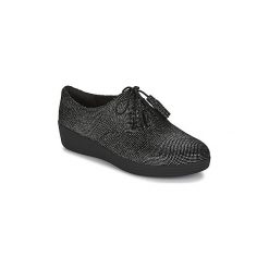 Buty FitFlop CLASSIC TASSEL SUPEROXFORD. Czarne trampki i tenisówki damskie marki FitFlop, bez wzorów, bez zapięcia. Za 495,20 zł.