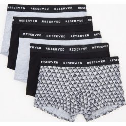 5 pack bokserek - Czarny. Czarne bokserki męskie Reserved. Za 69,99 zł.