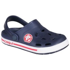 Coqui Sandały Chłopięce Froggy 28.5 Niebieskie. Niebieskie sandały chłopięce Coqui, bez zapięcia. Za 59,00 zł.