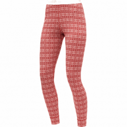 Devold spodnie damskie Alnes Woman Long Johns Chili S. Czerwone getry damskie termoaktywne Devold, s, z wełny, outdoorowe. W wyprzedaży za 319,00 zł.