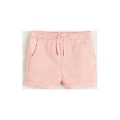 Mango Kids - Szorty dziecięce Apple 80-104 cm. Szare spodenki dziewczęce Mango Kids, bez wzorów, z bawełny, casualowe. Za 59,90 zł.