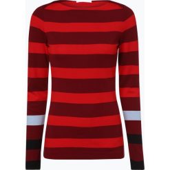 BOSS - Damska koszulka z długim rękawem – Elive, czerwony. Niebieskie t-shirty damskie marki Orsay, xs, w grochy, z dzianiny. Za 529,95 zł.