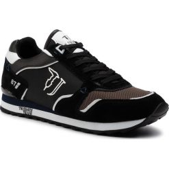 Sneakersy TRUSSARDI JEANS - 77A00188 E704. Czarne sneakersy męskie Trussardi Jeans, na co dzień, bez wzorów, z jeansu, klasyczne, bez zapięcia. Za 559,00 zł.