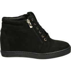 Botki damskie na zamek: Botki - 6011 NAB NERO