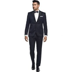 Garnitury: garnitur alton 313 granatowy slim fit