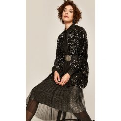 Medicine - Bluza Night Fever. Czarne bluzy damskie MEDICINE, s, bez wzorów, z poliesteru, bez rękawów, bez kaptura. W wyprzedaży za 99,90 zł.