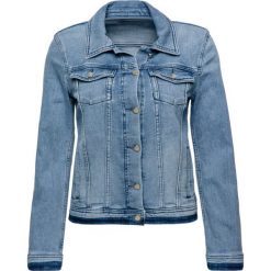 Kurtka jeansowa Pennyblack Baci 30415019. Niebieskie kurtki damskie Pennyblack, bez wzorów, z elastanu, bez kaptura. W wyprzedaży za 369,00 zł.