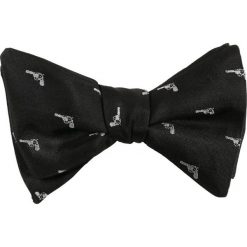 Muchy męskie: Neil Barrett GUNS ALL OVER BOWTIE Mucha black