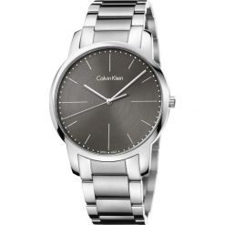 Calvin Klein City Zegarek Szary Srebrny. Szare zegarki męskie Calvin Klein, srebrne. Za 1146,95 zł.